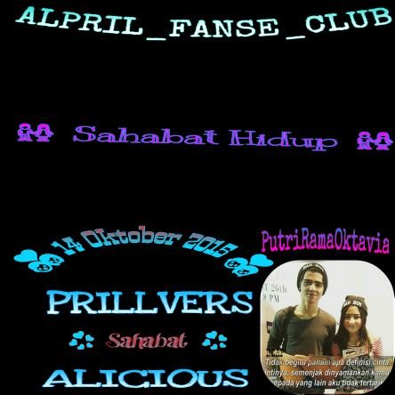 Always Suport @alysyarief @prillybie
 AFCI 
       
         Alpril Fanse Club Indonesia