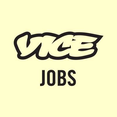 Follow us for all UK vacancy updates - please note we cannot always reply to your tweets, for any questions please email ukrecruitment@vice.com