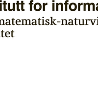 Ifi, UiO (@ifi_uio) 's Twitter Profile