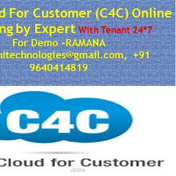 SAP Cloud For Customer (C4C), SAP CRM Hybris, SAP CRM Utilities, SAP CRM TPM,
Ramana, Sravani Technologies, asravanitechnologies@gmail.com Cell: +91 9640414819