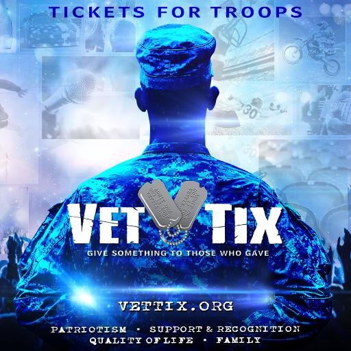 Vet Tix provides event tickets to our Military, Honorably Discharged Veterans and family members of troops K.I.A.. https://t.co/Xpx7Hz3JqU