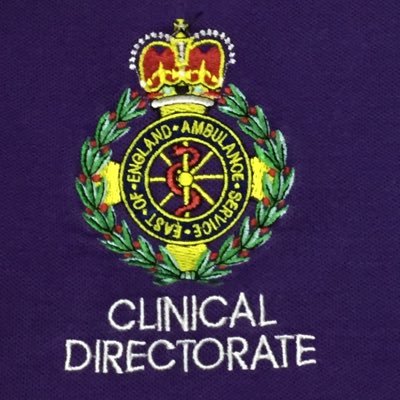 This is the official Twitter feed of the Clinical Lead team at the East of England Ambulance Service NHS Trust, part of the Clinical Quality Directorate.