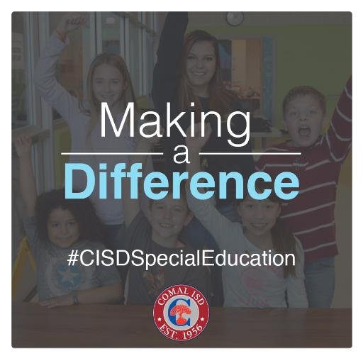 Making a Difference
#CISDSPECIALEDUCATION