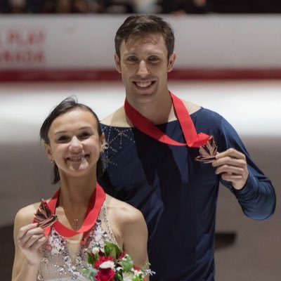 The official twitter of Canadian pair figure skating team Lubov Ilyushechkina & Dylan Moscovitch