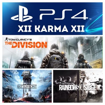 PS4 Streamer. YouTube: XII Karma XII Gaming UK. main games ATM Battlefront, COD BO3, NFS2015, AC Syndicate and Destiny.