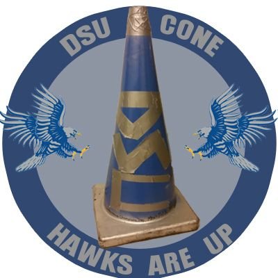 The official twitter for the unofficial trophy of DSU athletics! Fill the cone! #hawksareup
Visit the website https://t.co/Z64aBRFOCl
Snapchat: hawksareup1918