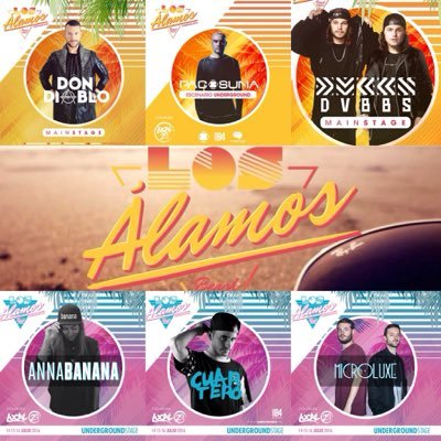 Jefe RRPP Bang Group, Weekend Beach, Dreambeach, Los Álamos Beach Fest, Suncoast Festival, Rebel Bingo... +INFO: 627762239