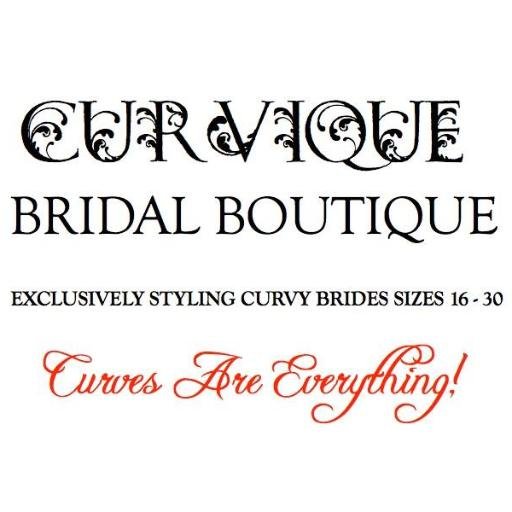 At Curvique, we shrug at tradition. We
focus our bridal verve on brides wearing sizes 16-30. We obsess over tailoring and details that celebrate their curves.