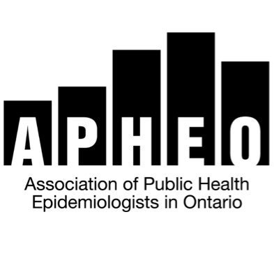 The Association of Public Health Epidemiologists in Ontario. Advancing & promoting the discipline & professional practice of #publichealth #epidemiology in ON.