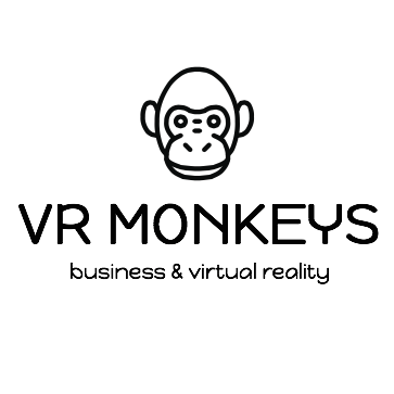 Two monkeys, extremely interested in Virtual Reality, business trends, innovation, teamwork, efficiency, soft skills vs. hard skills and... banana's.