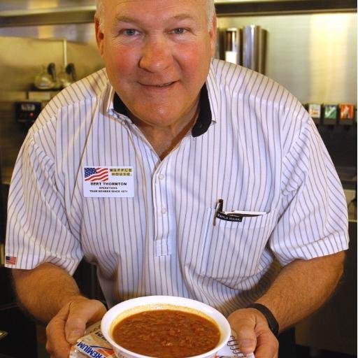 As the former President and COO of Waffle House, Inc, I retired in 2011 as Vice Chairman Emeritus.  I'm also the guy that made the chili....