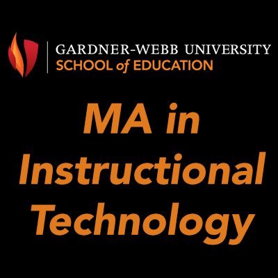 Twitter profile for the MA in Instructional Technology at Gardner-Webb University (pending SACS approval) - mait@gardner-webb.edu