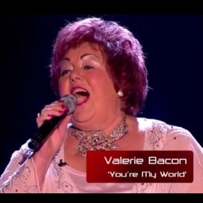 The official Twitter feed for Valerie Bacon, 70 year old grandmother from Southport England I am featuring on this years @BBCTheVoiceUK #TheVoiceUk #TheVoice 16