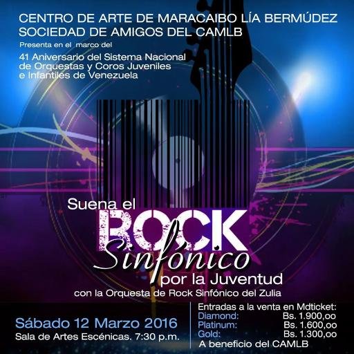 Cuenta oficial de la primera Orquesta de Rock Sinfónico del Zulia @elsistema @elsistemazulia_ perteneciente al @conservatorioJL @MaracaiboNucleo