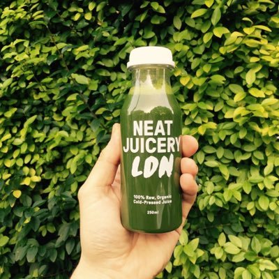 100% raw organic cold-pressed juice ✨ no hpp ✨ made in LDN by jon + dom #DrinkNeat ✨
