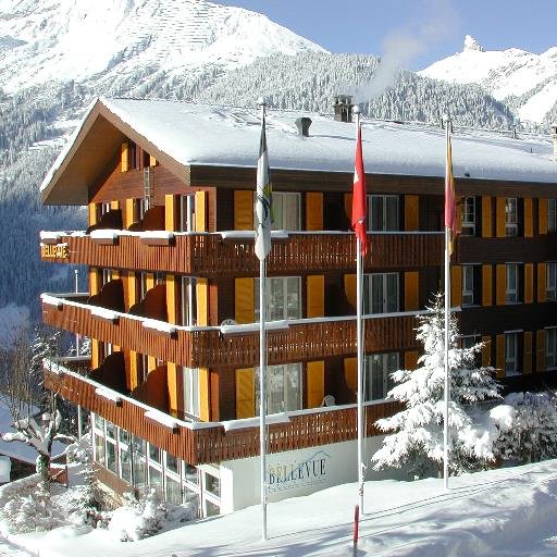 The Hotel Bellevue is the Hotel with the best view of the Jungfrau and the Lauterbrunnen Valley - like in paradise! Come and visit us :-)