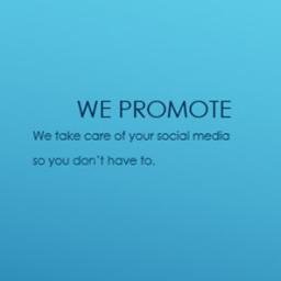 WePromoteMarket's profile picture. For just £14 a month we will create and manage a Twitter, Facebook and Instagram page for your business. Email us at wepromotemarketing@gmail.com