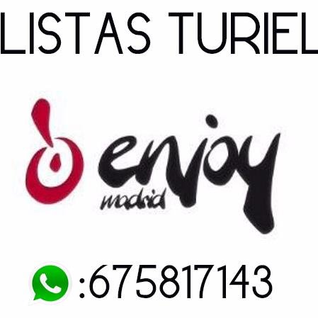 RRPP de Enjoy Madrid  (VIPs, listas, cumples...). Whatsapp: 675817143