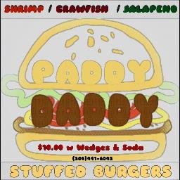 (Stuffed Burgers) CRAWFISH / SHRIMP / JALAPENO
https://t.co/5X4WwYzqUI
#GOFUNDME #PADDYDADDY