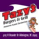 Tazy's Burgers and Grill is an upscale casual dining restaurant serving awesome Aussie sandwiches! All meals are prepared fresh with an eye for quality.