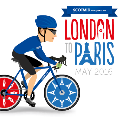 ScotmidR's profile picture. Follow our team of cyclists as they do a charity bike ride from London to Paris in aid of @AlzScot Keep up with our journey all the fun, sore bits & punctures!!
