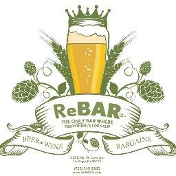 ReBAR: Beer. Booze. Bargains. 
Right on Main Street, Las Vegas.