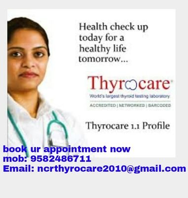 we are Thyrocare Service provider In Delhi NCR Region