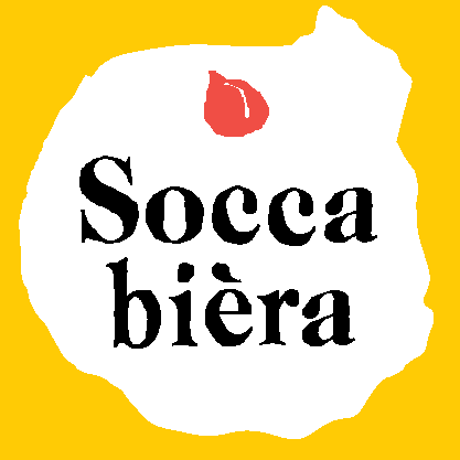 La Socca Bièra est une bière blonde artisanale avec une touche de pois chiche!!