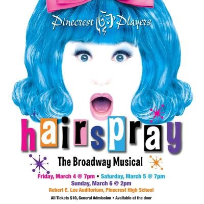 Welcome to the official Twitter page for Pinecrest High School's production of Hairspray! Follow us for all updates and details.