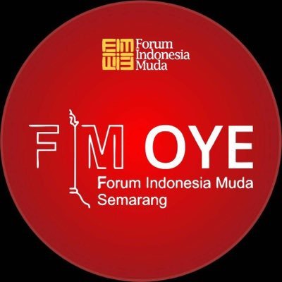 FIMoye's profile picture. Akun Twitter resmi untuk Forum Indonesia Muda - OYE (Semarang) sebuah forum independen yang menyatukan para pemuda dari berbagai daerah di Indonesia.