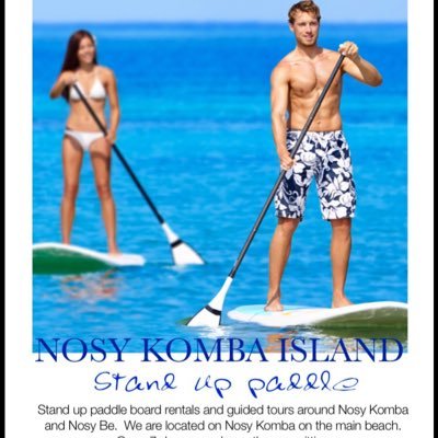 Stand up paddle rentals and guided tours. nosykombasup@gmail.com / +261 32 94 951 07