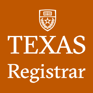 The Official Twitter page of the University of Texas' Office of the Registrar.
