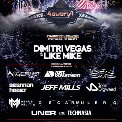 YA TENEMOS CON NOSOTROS LAS ENTRADAS DEL #4EVERY1FESTIVAL2016 #AMANECERBAILANDO INTERESADOS HABLAR POR MD