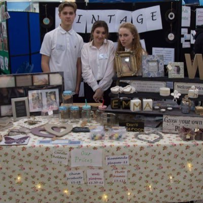 Idsall School Young Enterprise company, selling home decor items. 'From our heart, to your home'