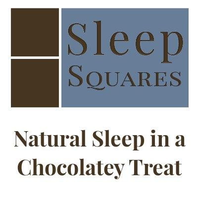 Sleep Squares from Slumberland Snacks are a delicious, sugar-free, all-natural #chocolate flavored #sleepaid clinically shown to help you #sleep. Made in USA
