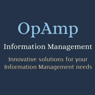 OpampServices's profile picture. OpAmp Information Management is a company that offers services for a variety of industries, which primarily includes process improvement & data management.