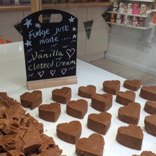Here in #Padsotow we make our #Fudge right before your eyes, we have 10 different flavours which we make with natural ingredients and a lotta love!! #Cornwall
