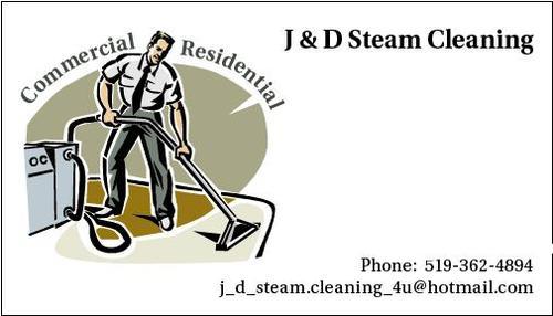 J & D STEAM CLEANING
j_d_steam.cleaning_4u@hotmail.com