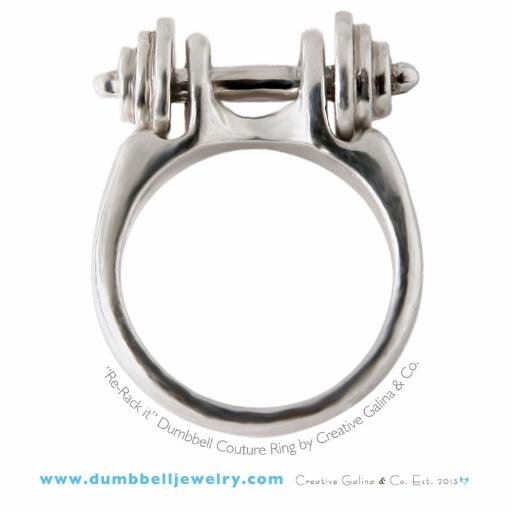 dumbbelljewelry's profile picture. Hand Made in USA by Creative Galina fine silver and gold Dumbbell Jewelry.  Fit and Healthy Lifestyle in Style.
