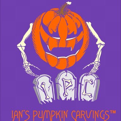 Hand craft carved foam pumpkins/horror movies/ instagram page @ianspumpkincarvings