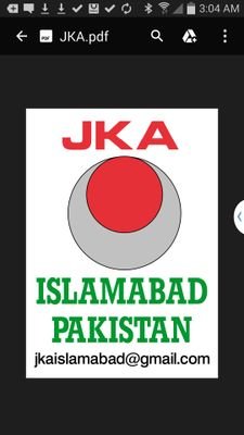 IslamabadJka's profile picture. national level offacil body Japan  karate  Association jka world  Federation Islamabad 
Pakistan. Founder /chairman  Shihan  Afzal  Hussain  jafree  Sensie