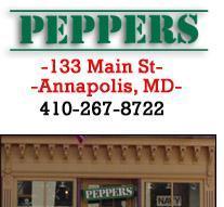 Peppers originally opened in 1976. Located in the historic district of Annapolis on 133 Main Street, Peppers offers quality Navy apparel!