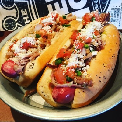 Pictures of Hot Dogs & Sausages from the kitchen of @theredhot.