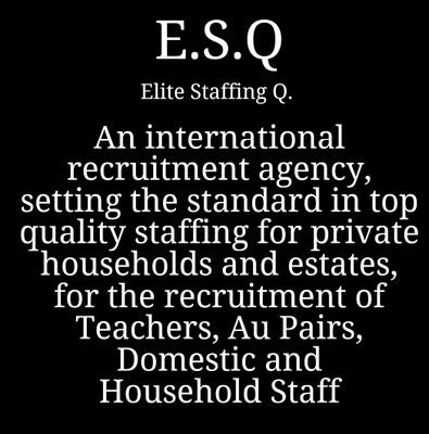 Elite Staffing Q. is a British run VIP household staffing agency in the Middle East . We cover all fields of the recruitment process.