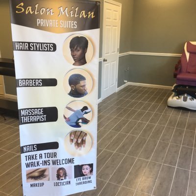 Here at Salon Milan we provide our clients with the best. It is a ONE STOP SHOP! With services provided from hairstyling and barbering to massages. Come see us