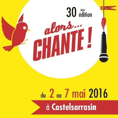 30e édition du 2 au 7 mai 2016
#chansonfrancaise #festival