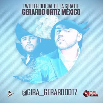 Twitter OFICIAL de la Gira de Gerardo Ortiz en México. Instagram: giragerardoortizmx