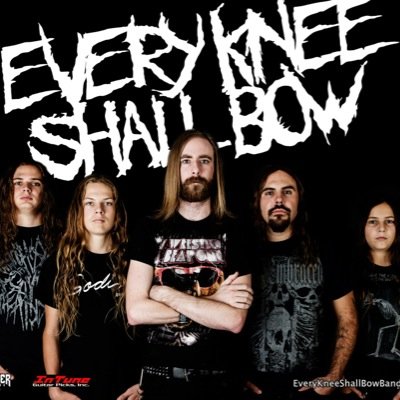 Every Knee Shall Bow, Brutal Melodic Metal, Chris Hull - Vocals, Drew - Guitar, Cole -Guitar, Shane - Bass, DJ - Drums.