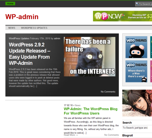 theWPblog's profile picture. WP-Admin is your one stop shop for WordPress information. This is our Twitter.