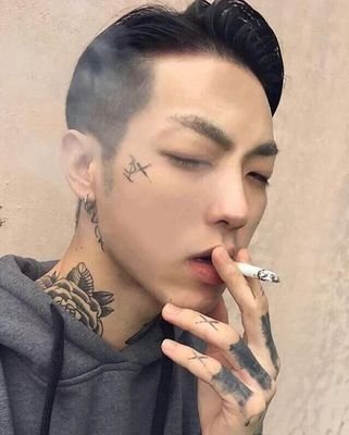 Cigarette, tattoo, and sulking machine — [oc/fl]